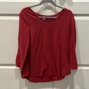 Red long sleeve